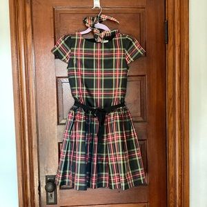 Girls J Crew holiday dress